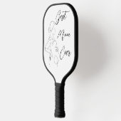 Beste Mam Ooit Trendy One Line Zwangerschap Classi Pickleball Paddle (Links)