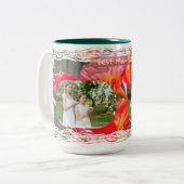 Beste mam ooit ventilator 1583 tweekleurige koffiemok (Voorkant links)