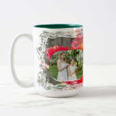 Beste mam ooit ventilator 1583 tweekleurige koffiemok (Links)