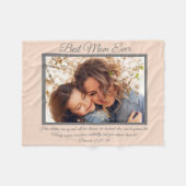  beste mam ooit werkwoorden 31 Fotoroze Fleece Deken (Voorkant (Horizontaal))