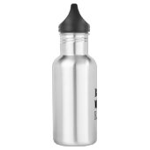 Beste mam ooit zwarte moderne typografie waterfles  (Links)