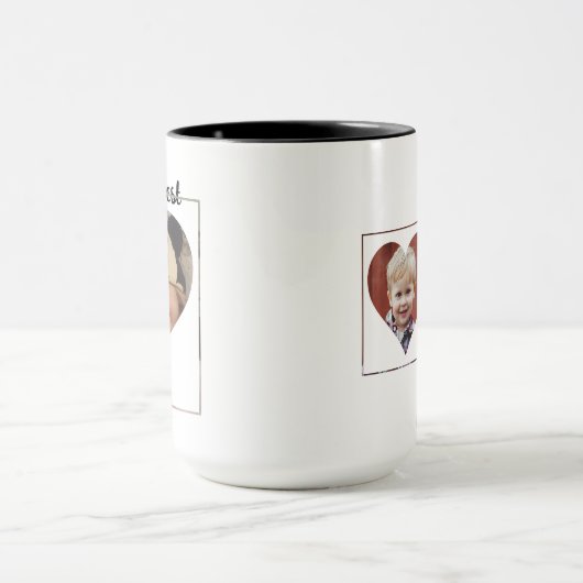 Beste mam op maat mok (Midden)