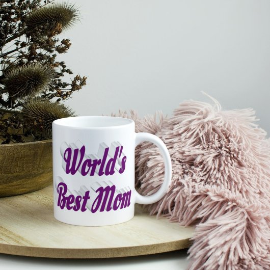 Beste mam paarse halve tekst koffiemok