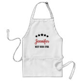 Beste mam papa ooit aangepaste tekst op maat standaard schort (Voorkant)