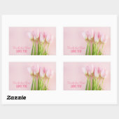 Beste mam rechthoekige sticker (Vel)