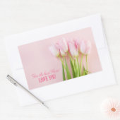 Beste mam rechthoekige sticker (Envelop)