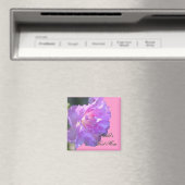 Beste Mam Roze Azalea Bloem Foto Magneet (Insitu (Vaatwasser))