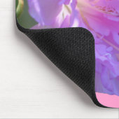 Beste Mam Roze Azalea Bloem Foto Mousepad Muismat (Hoek)