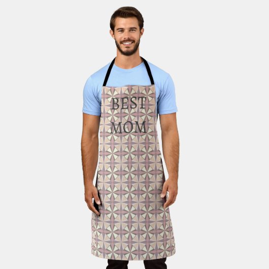 Beste mam schort (Gedragen)