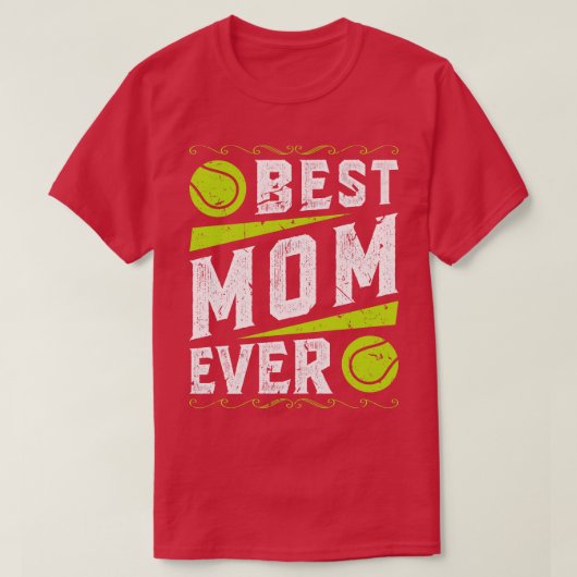 Beste mam tennis t-shirt (Design voorkant)