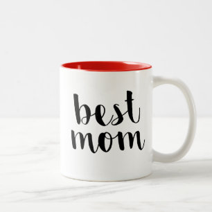 Beste mam tweekleurige koffiemok