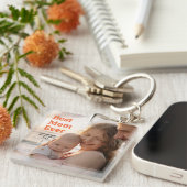 Beste mam van je Moederdag Foto Sleutelhanger (Voorkant Rechts)