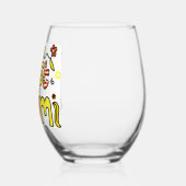 Beste mam wijnglas zonder voet (Links)