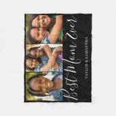Beste mama 3 Foto Collage Fleece Blanket (Voorkant)