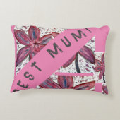 Beste mama! accent kussen (Achterkant)