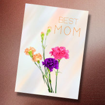 Beste mama beste mama ooit pastel elegante bloem