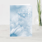 Beste Mama beste mama ooit pastel elegante bloem Kaart (Voorkant)