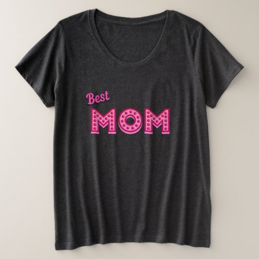 Beste mama beste moeder ooit beste moeder ooit grote maat t-shirt (Design voorkant)