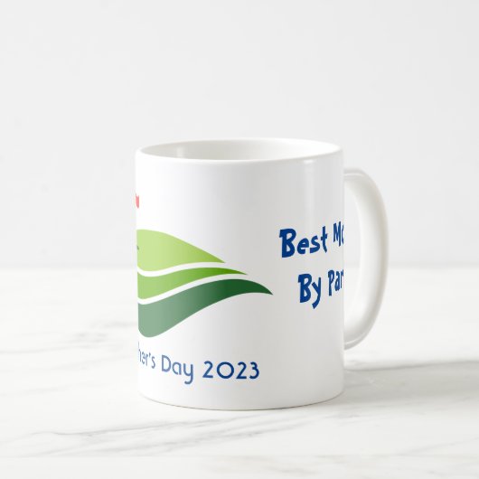 Beste mama bij Par! Moederdag Mok (Voorkant rechts)