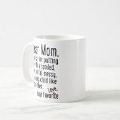 Beste mama [Brother versie] Koffiemok (Voorkant links)
