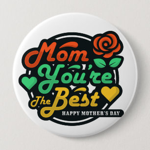 Beste mama Button