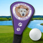 Beste mama door persoonlijke foto op maat golfheadcover<br><div class="desc">Beste mama van par ... Twee van je favoriete dingen, golf en je hond! Nu kun je je beste vriend meenemen terwijl je 18 holes speelt. Pas deze golfhoofddekking en passende golfhonden aan met uw accessoires favoriete foto en naam. Geweldig cadeau aan alle golfliefhebbers, hondenmoeders en hondenliefhebbers, van de hond!...</div>