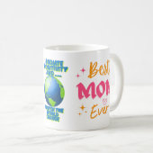 Beste mama en papa ooit - straal positiviteit uit koffiemok (Voorkant rechts)