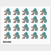 Beste mama Ever Koala Moederdag Vierkante Sticker (Vel)