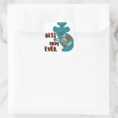 Beste mama Ever Koala Moederdag Vierkante Sticker (Tas)