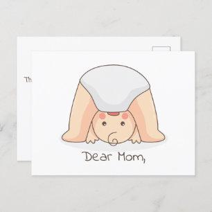 Beste mama... Funny Moederdag Card Briefkaart