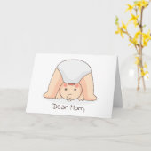 Beste mama... Funny Moederdag Kaart (Gele Bloem)