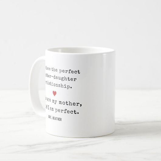 Beste mama Funny Perfect Moederdag Gift Koffiemok (Voorkant links)