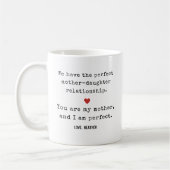 Beste mama Funny Perfect Moederdag Gift Koffiemok (Links)