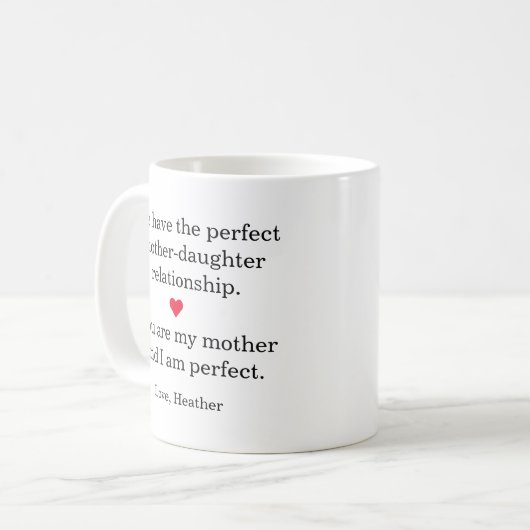 Beste mama Funny Perfect Moederdag Gift Koffiemok (Voorkant links)