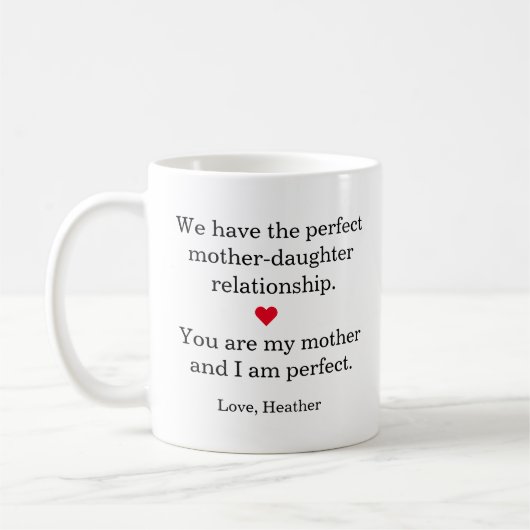 Beste mama Funny Perfect Moederdag Gift Koffiemok (Links)