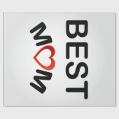 Beste mama | Gepersonaliseerd voor mijn moeder Cadeaupapier (Vlak)