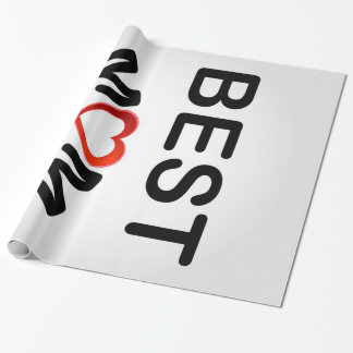 Beste mama | Gepersonaliseerd voor mijn moeder Cadeaupapier