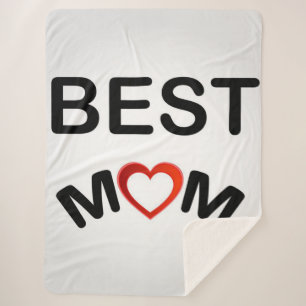 Beste mama   Gepersonaliseerd voor mijn moeder Sherpa Deken