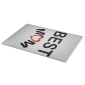 Beste mama | Gepersonaliseerd voor mijn moeder Snijplank (Hoek)