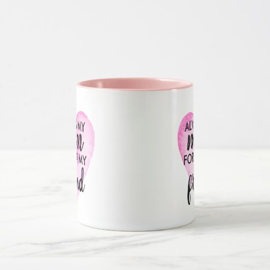 Beste mama Gift Moederdag Roze Heart Moeder Mok (Midden)