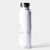 Beste Mama Goose & Baby Duck Aangepaste naam Waterfles (Links)