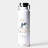 Beste Mama Goose & Baby Duck Aangepaste naam Waterfles (Voorkant)