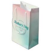 Beste mama Happy Moederdag | Gift Bag Klein Cadeauzakje (Achterkant Gekanteld)