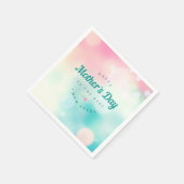 Beste mama Happy Moederdag | Napkin Servet (Hoek)