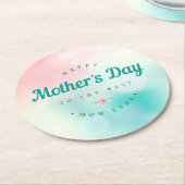 Beste mama Happy Moederdag | ONDERZETTER (Gebogen)