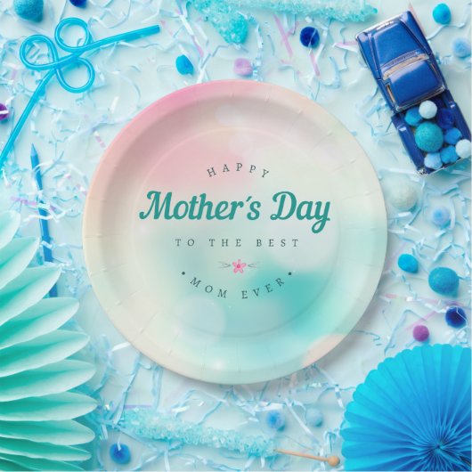 Beste mama Happy Moederdag | Papieren Bord (Feest)