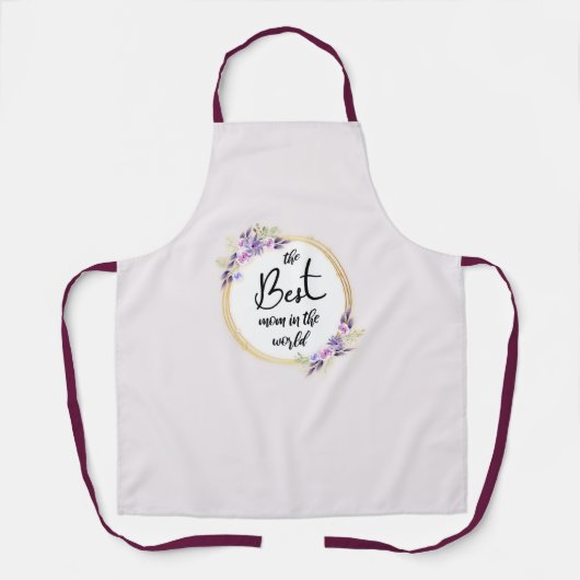 Beste mama Happy Moederdag Schort (Voorkant)