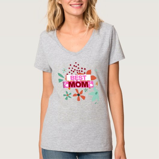 Beste mama Happy Moederdag T-shirt (Voorkant)