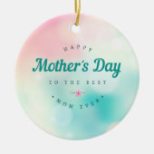 Beste mama Happy Moederdag | Versiering Keramisch Ornament (Voorkant)