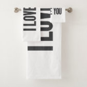 Beste mama, ik hou van je bad handdoek (Insitu)